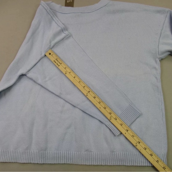 J.Jill * Light Blue Crew Neck Sweater * Size XL - Picture 8 of 10